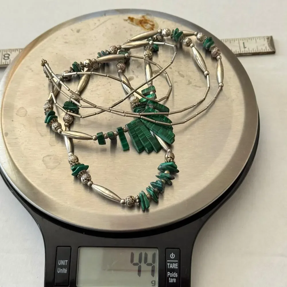 Vintage malachite double